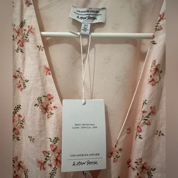 Floral Wrap Dress in Pink - Picture 4 of 4